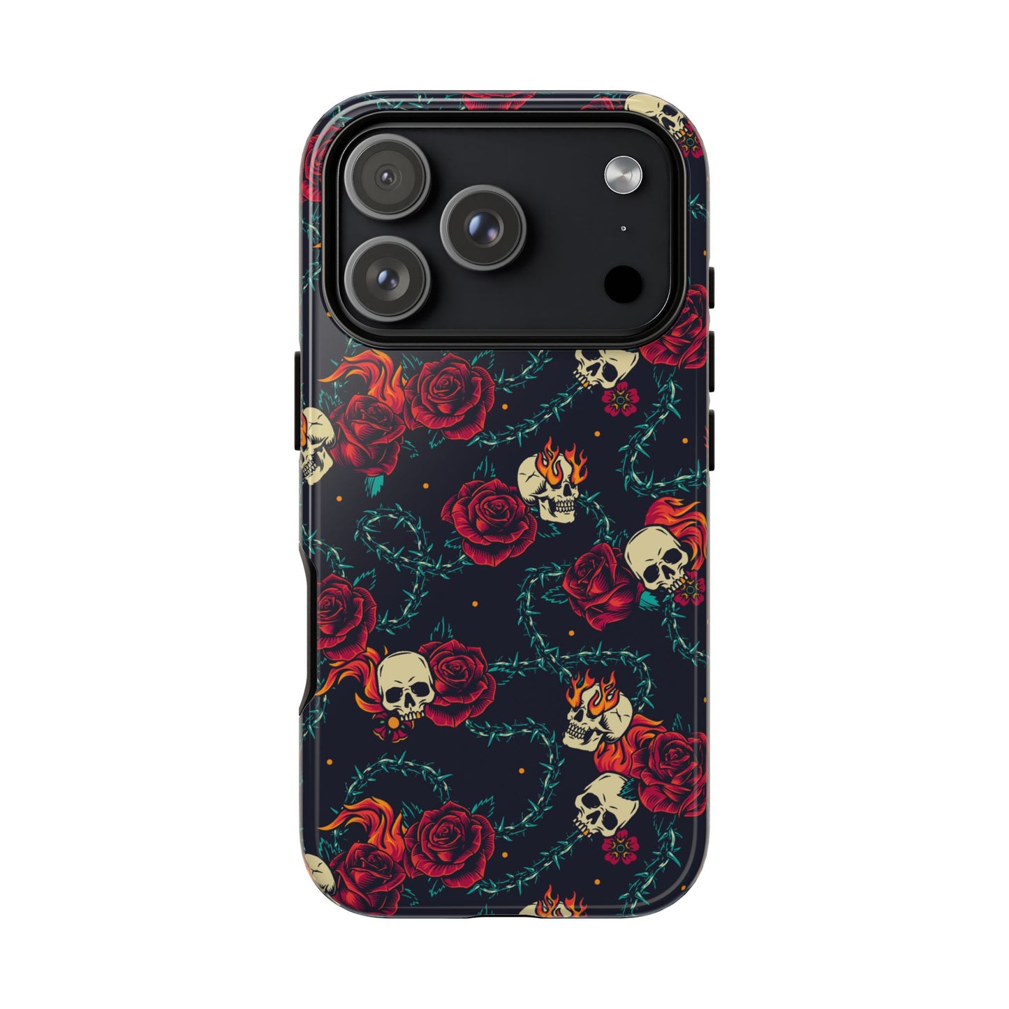 Skulls & Roses - iPhone Tough Case