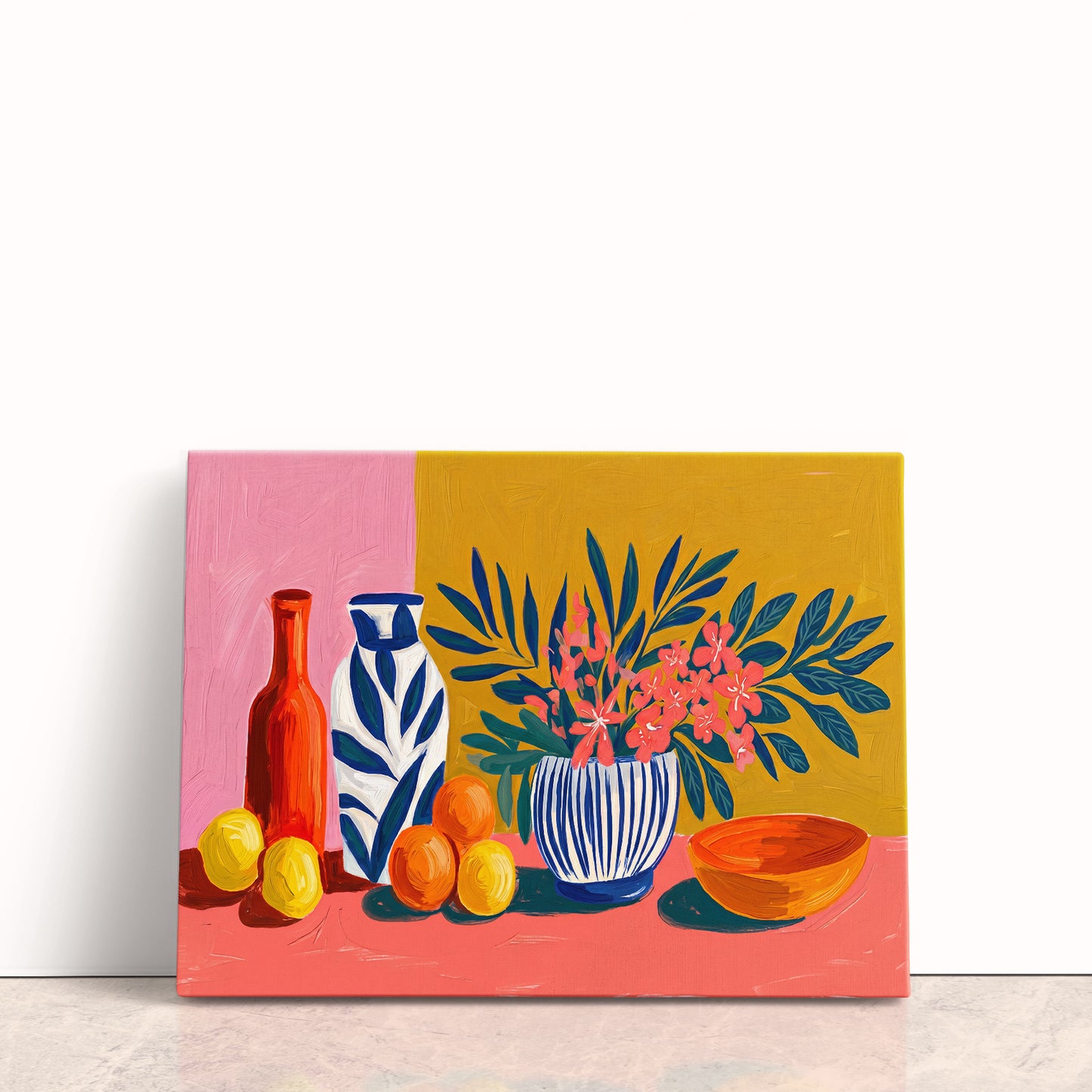 Blooming Table Canvas Print