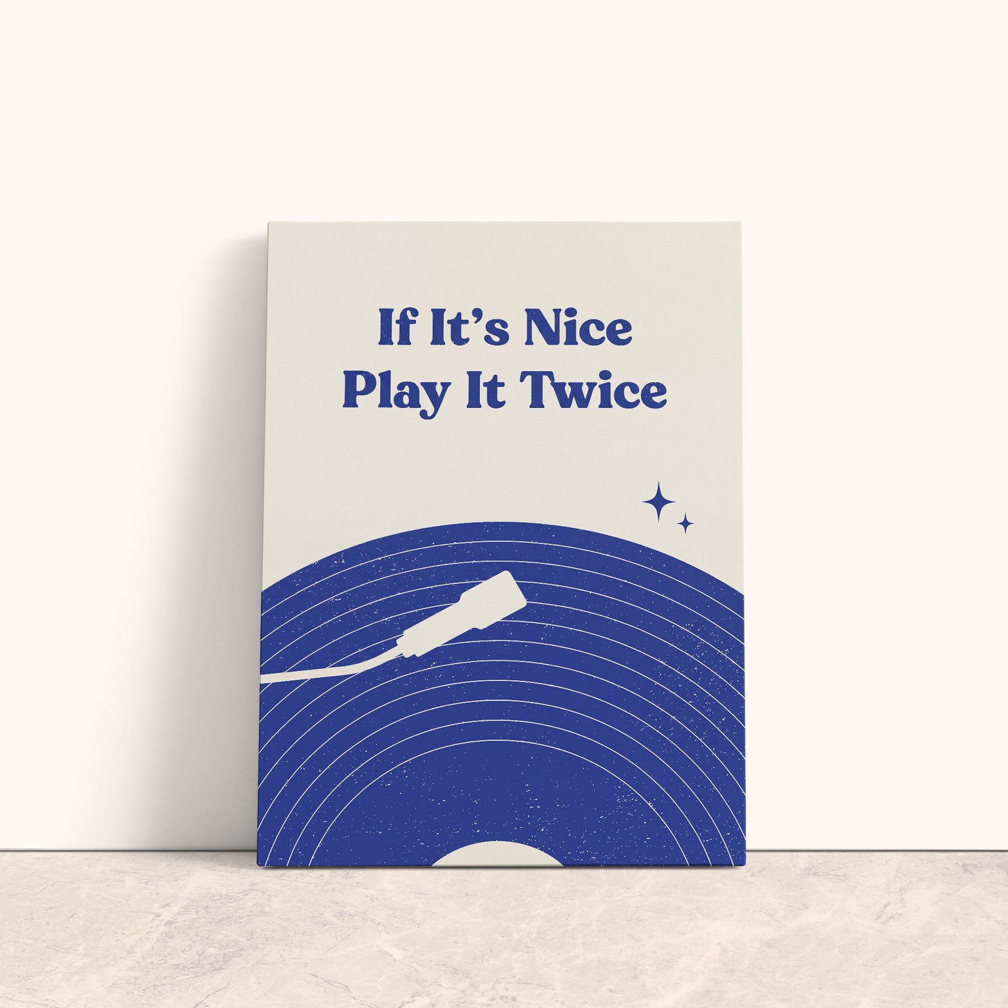 Play it twice Canvas Print