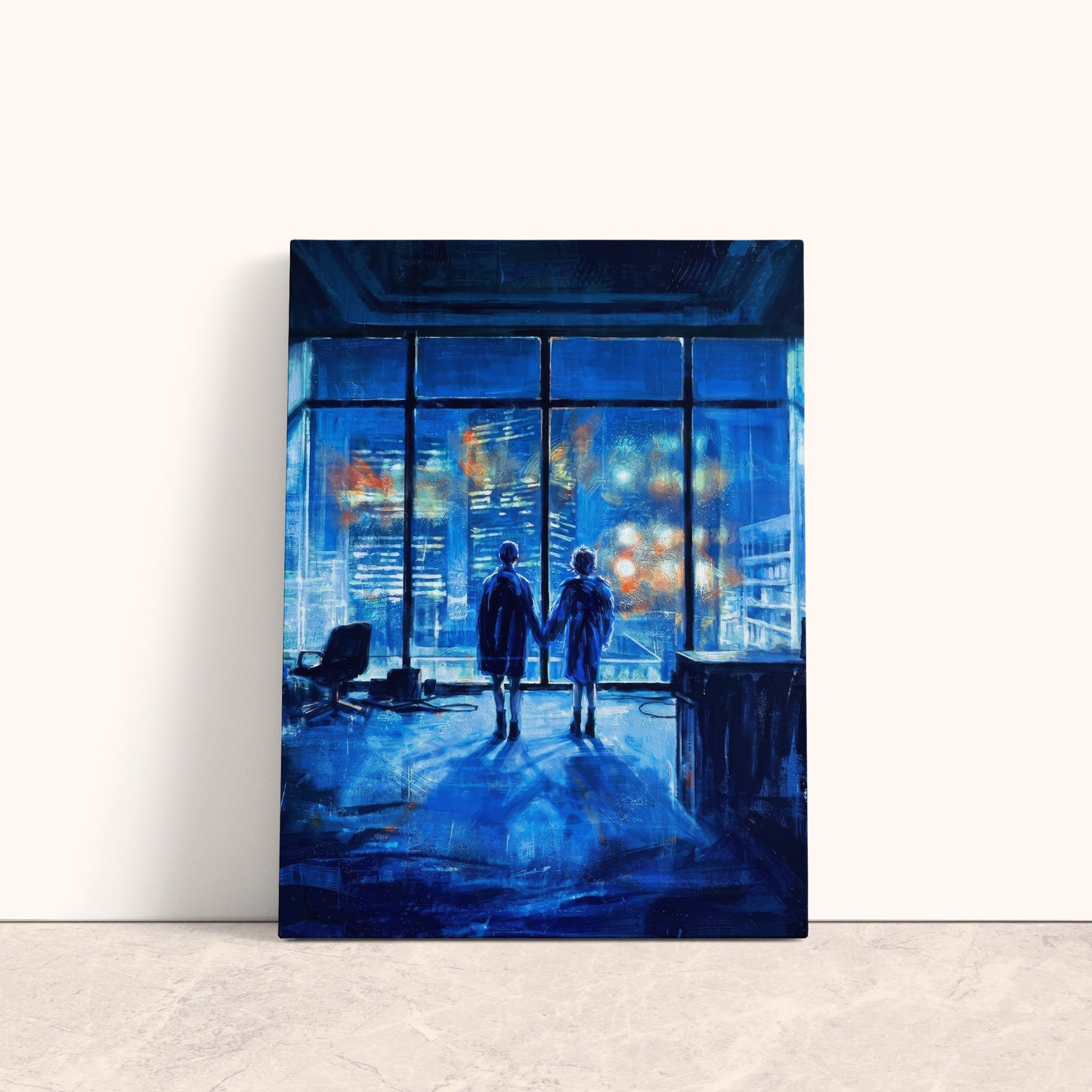At a very strange time Canvas Print