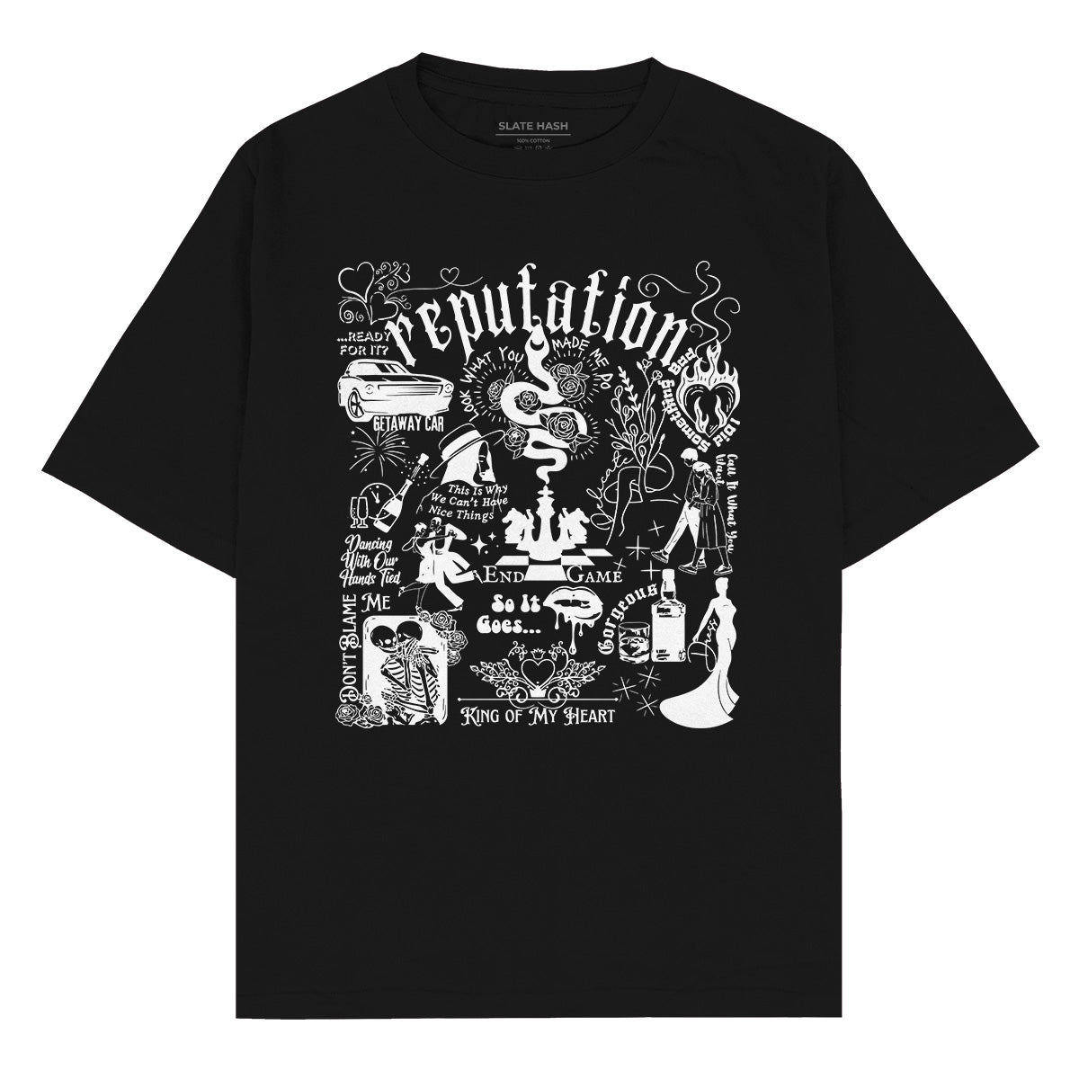 Reputation Doodle Oversized T-shirt