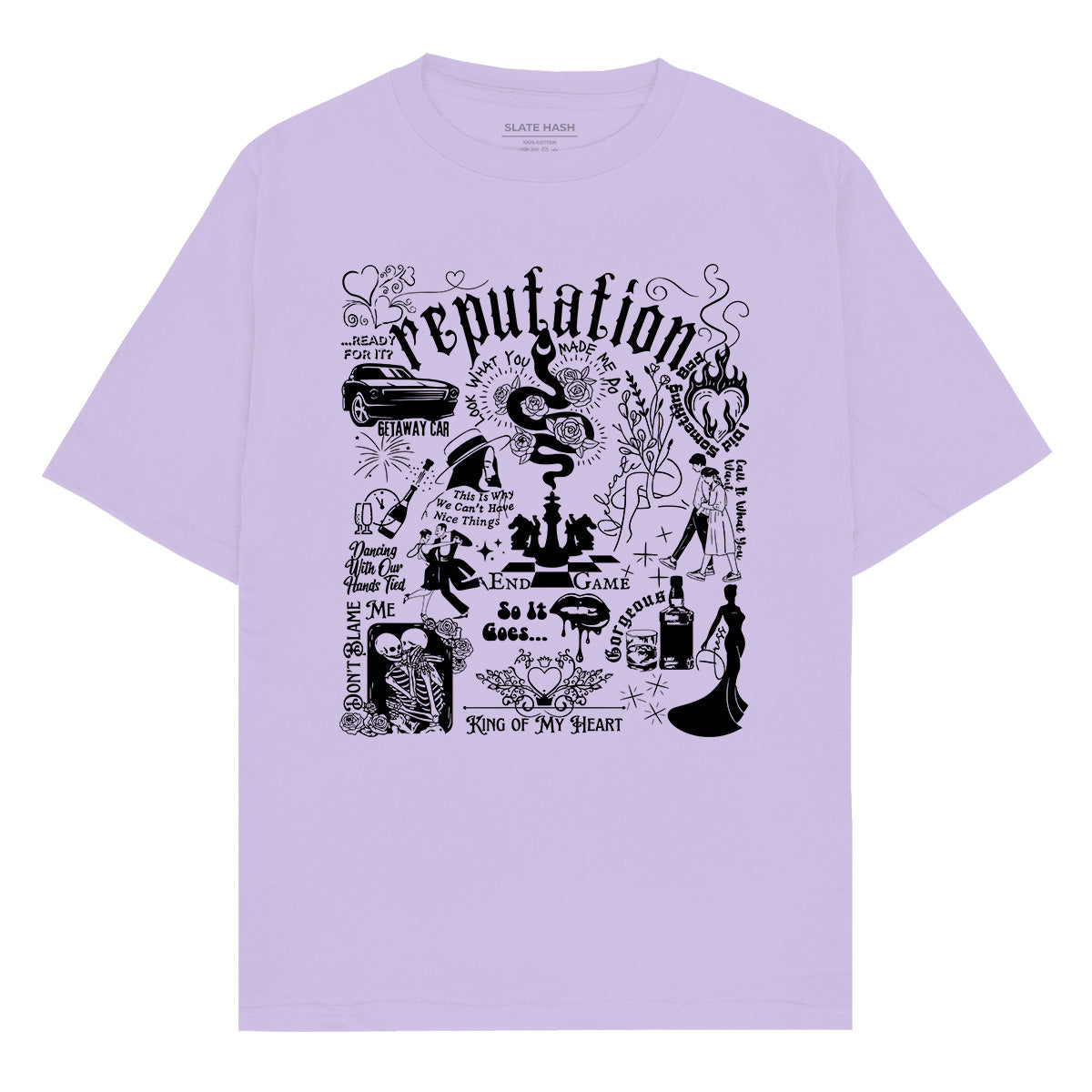 Reputation Doodle Oversized T-shirt