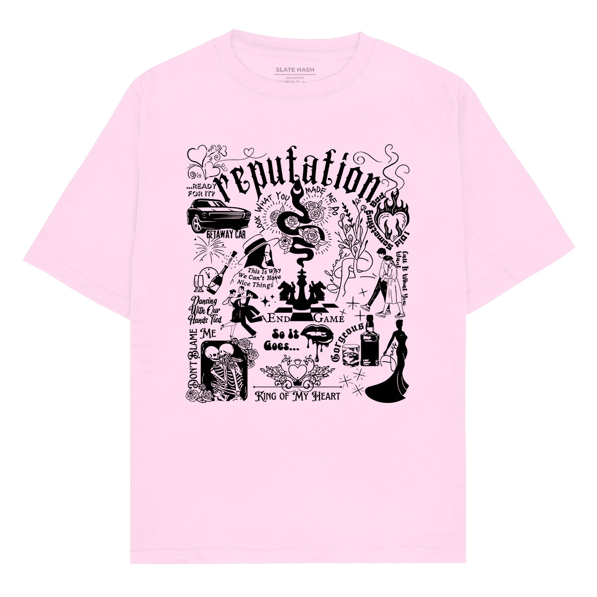 Reputation Doodle Oversized T-shirt