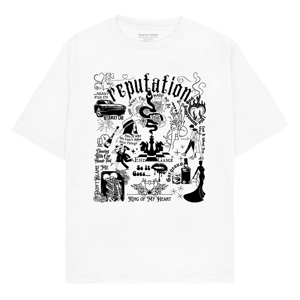 Reputation Doodle Oversized T-shirt
