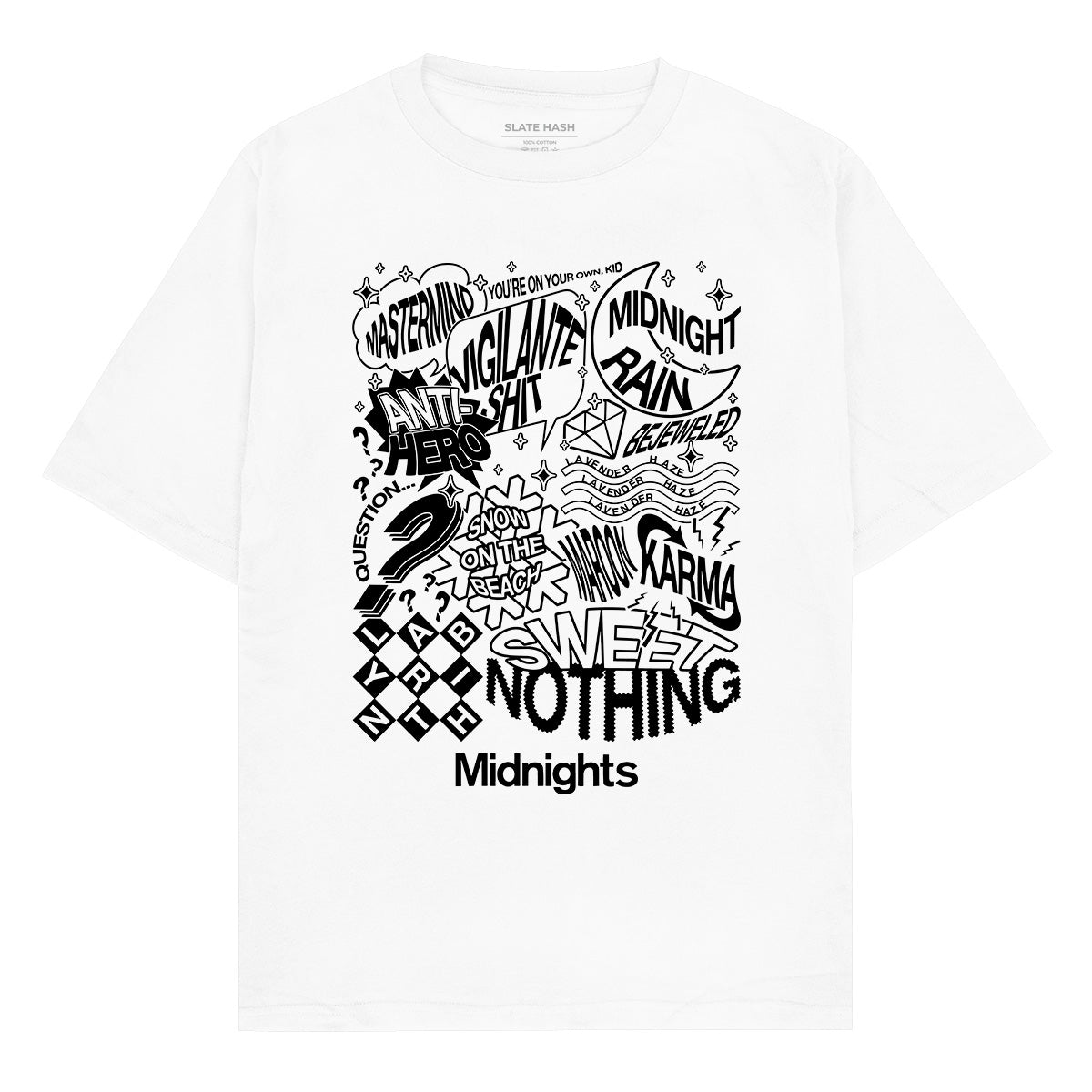 Midnights Doodle Oversized T-shirt