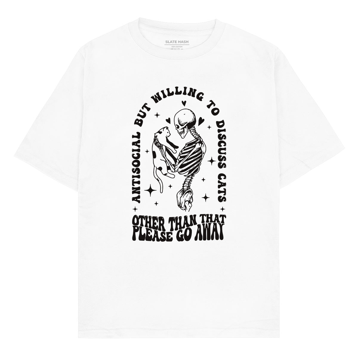 Willing to discuss cats Oversized T-shirt