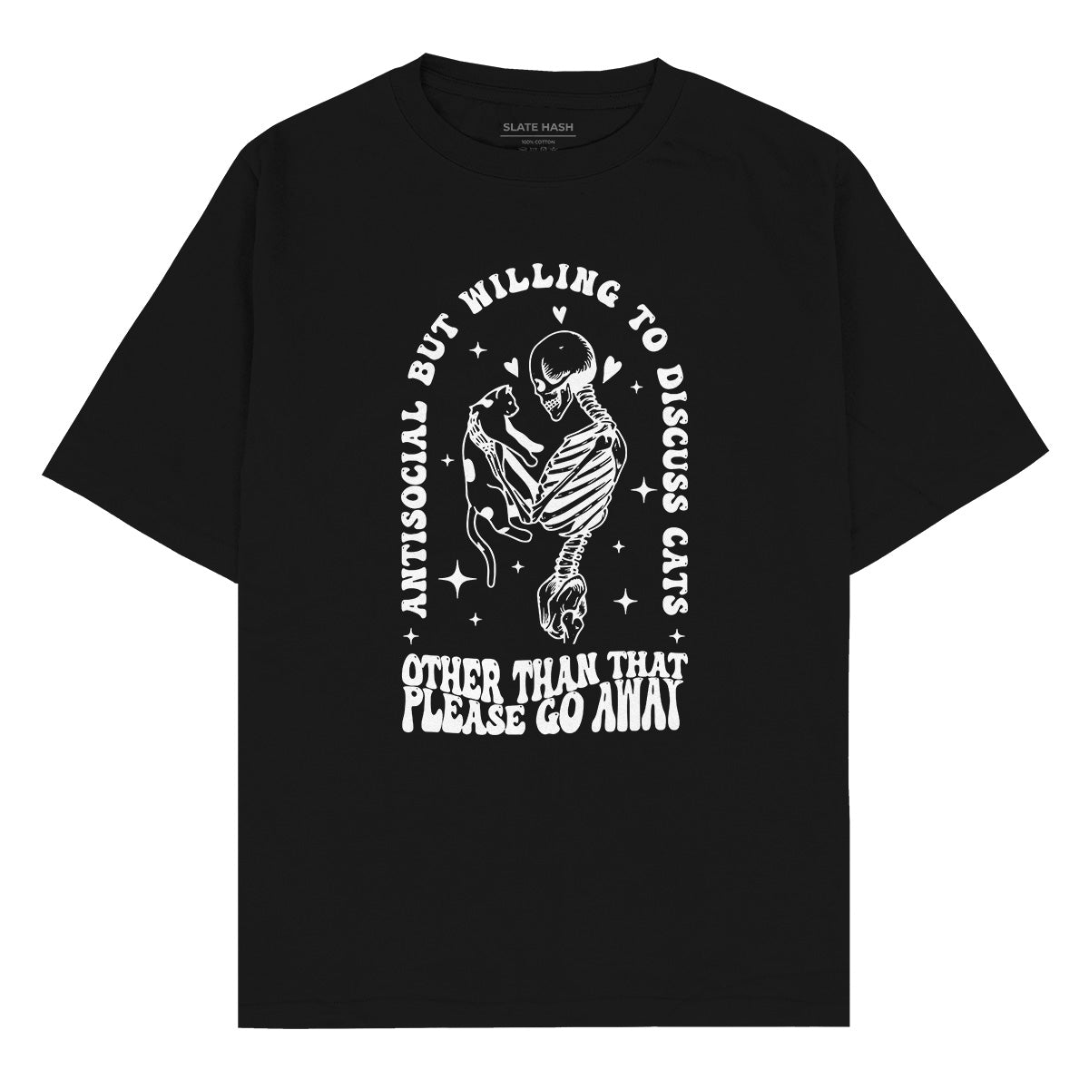 Willing to discuss cats Oversized T-shirt