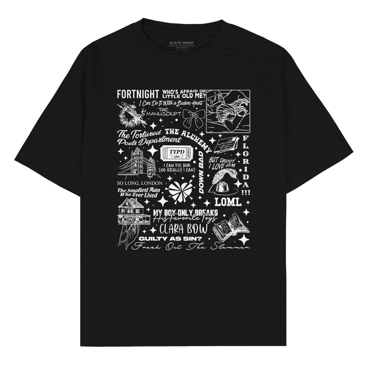 TTPD doodle Oversized T-shirt