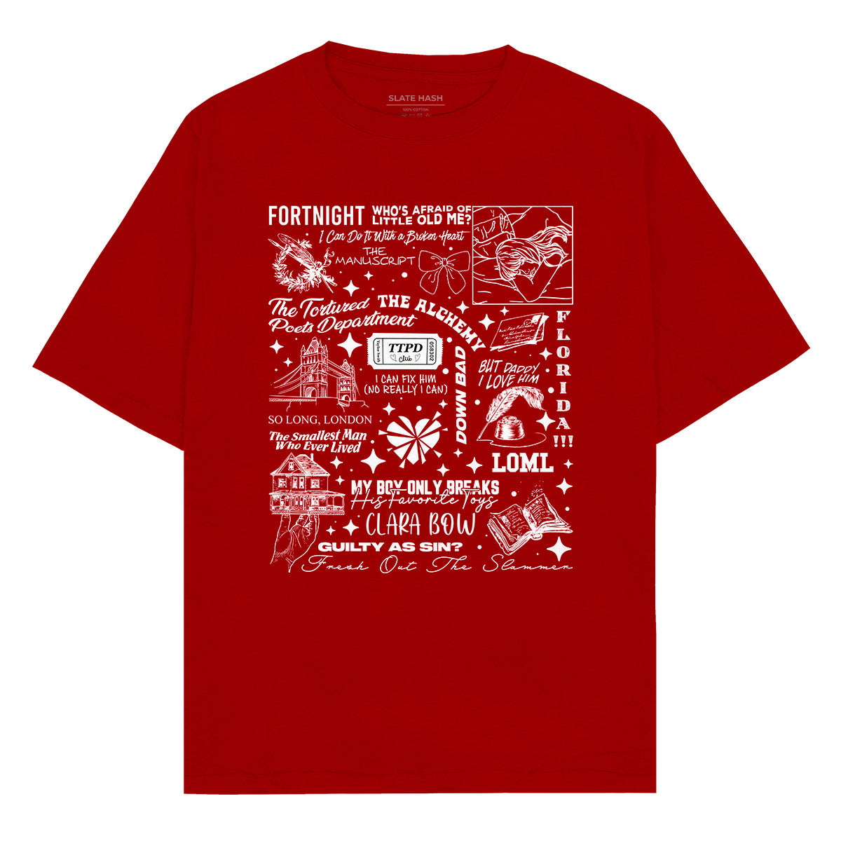 TTPD doodle Oversized T-shirt