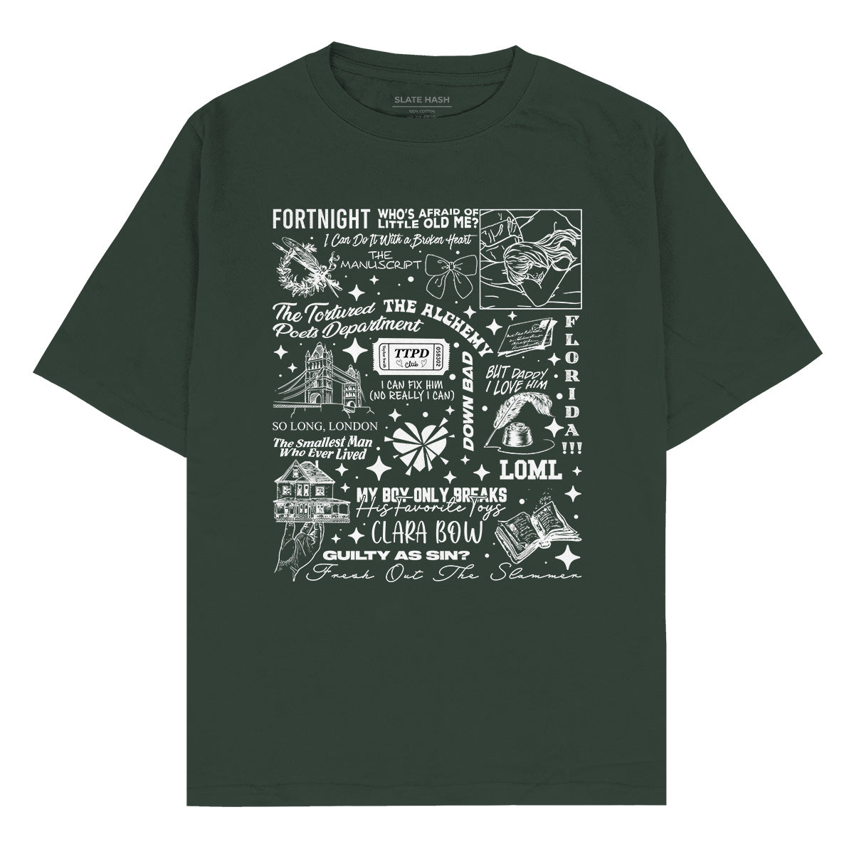 TTPD doodle Oversized T-shirt