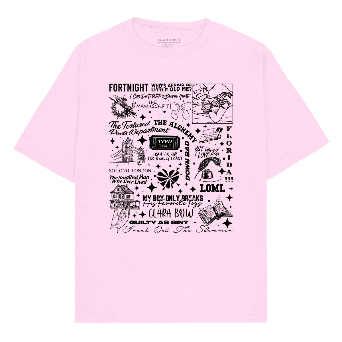 TTPD doodle Oversized T-shirt