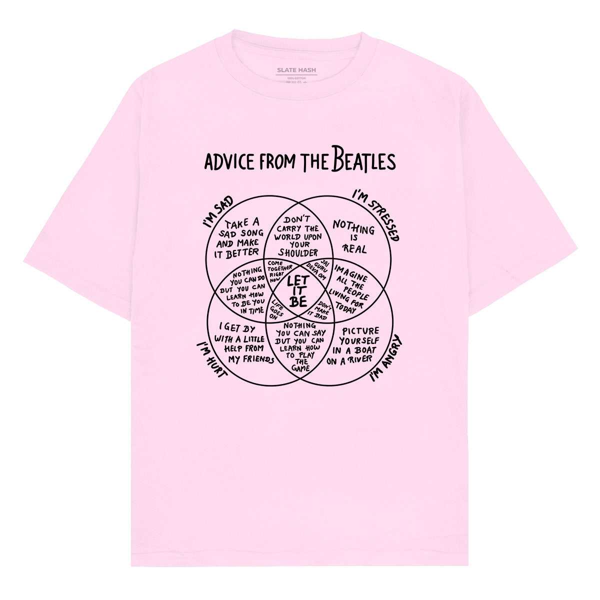 Advice from the Beatles Oversized T-shirt