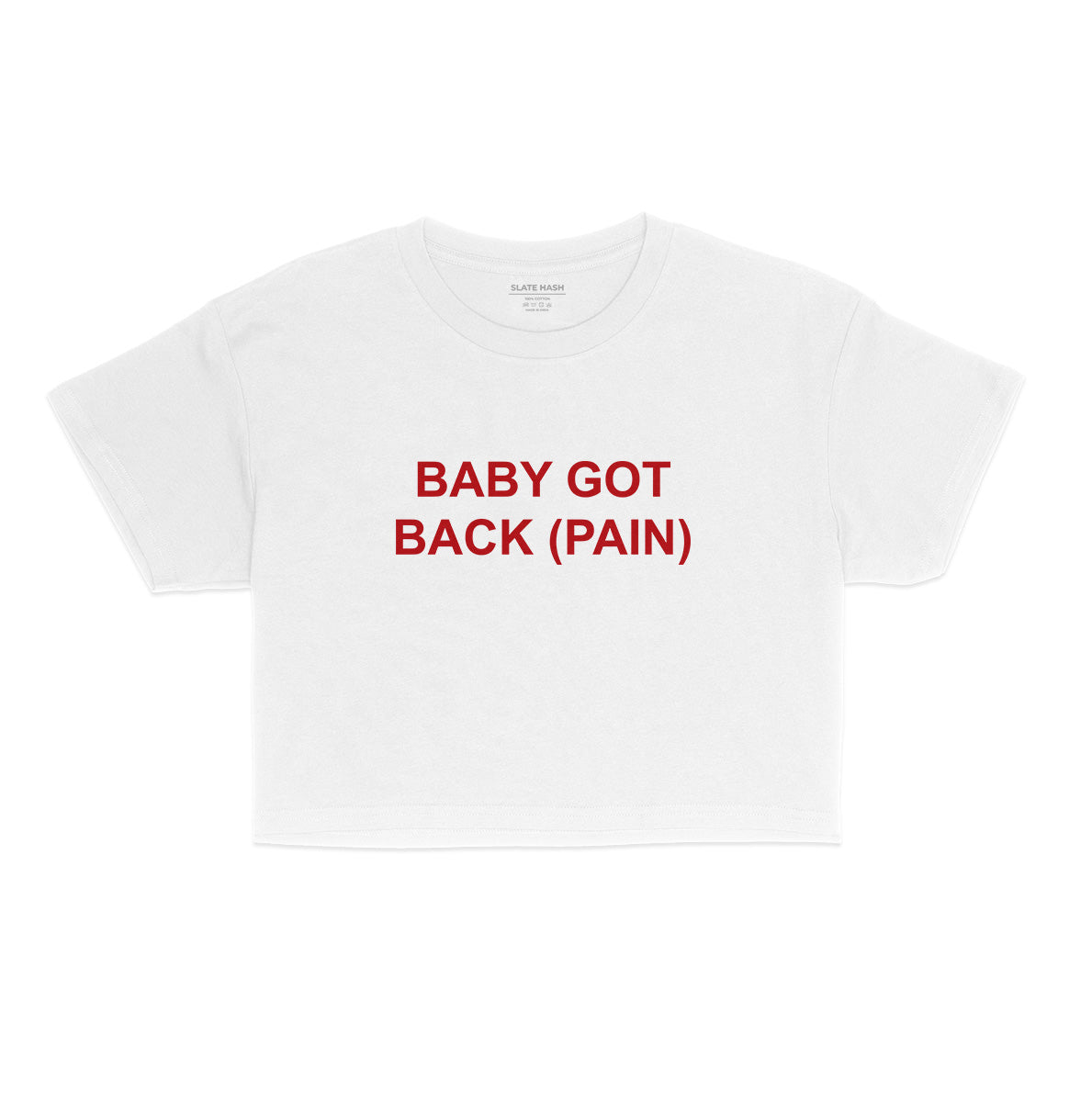 Back Pain Crop Top