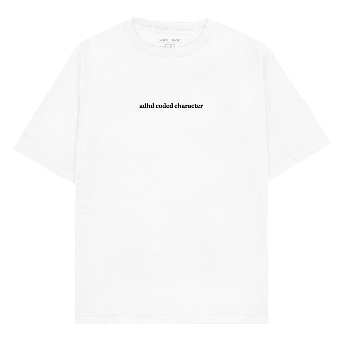 Adhd coded character Oversized T-shirt