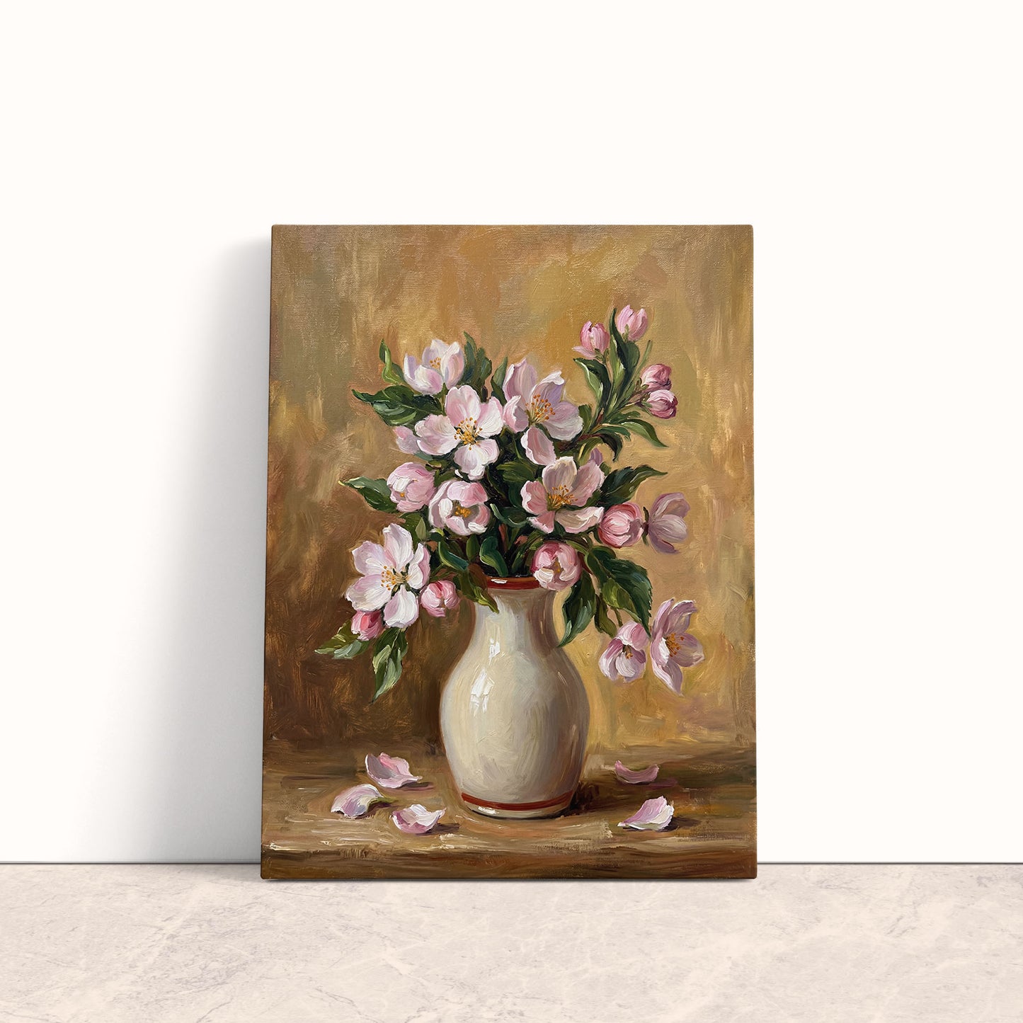Gilded Blossom Canvas Print