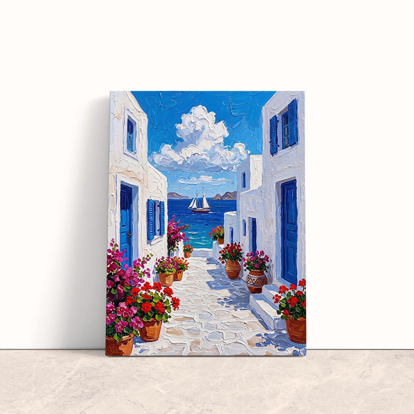 Azure Passage Canvas Print