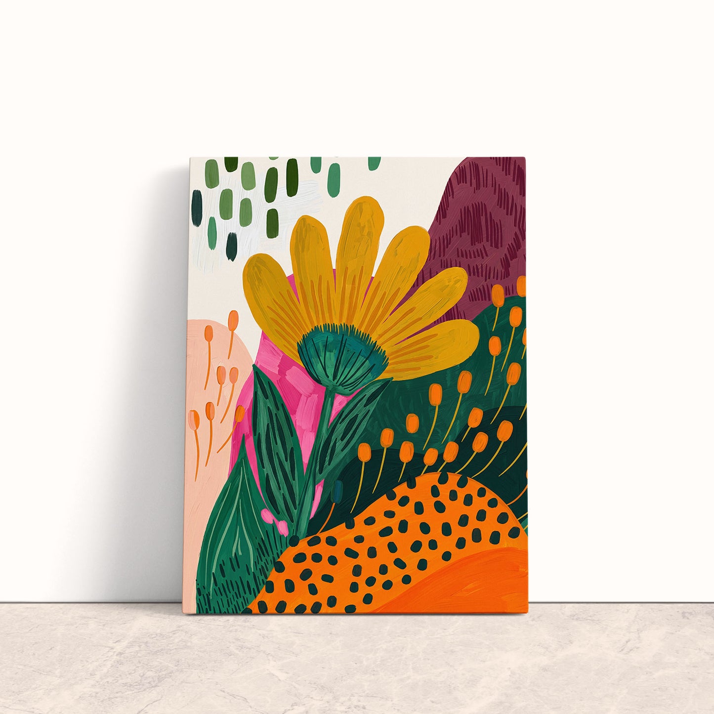 Abstract Bloom Canvas Print