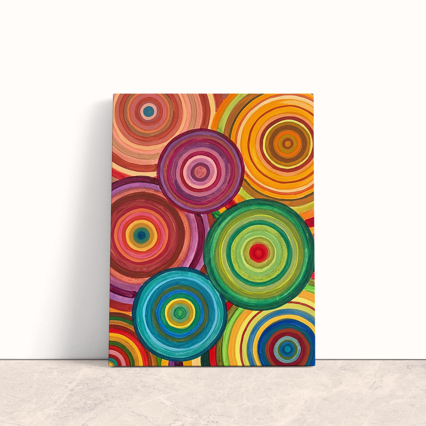 Color Orbit Canvas Print