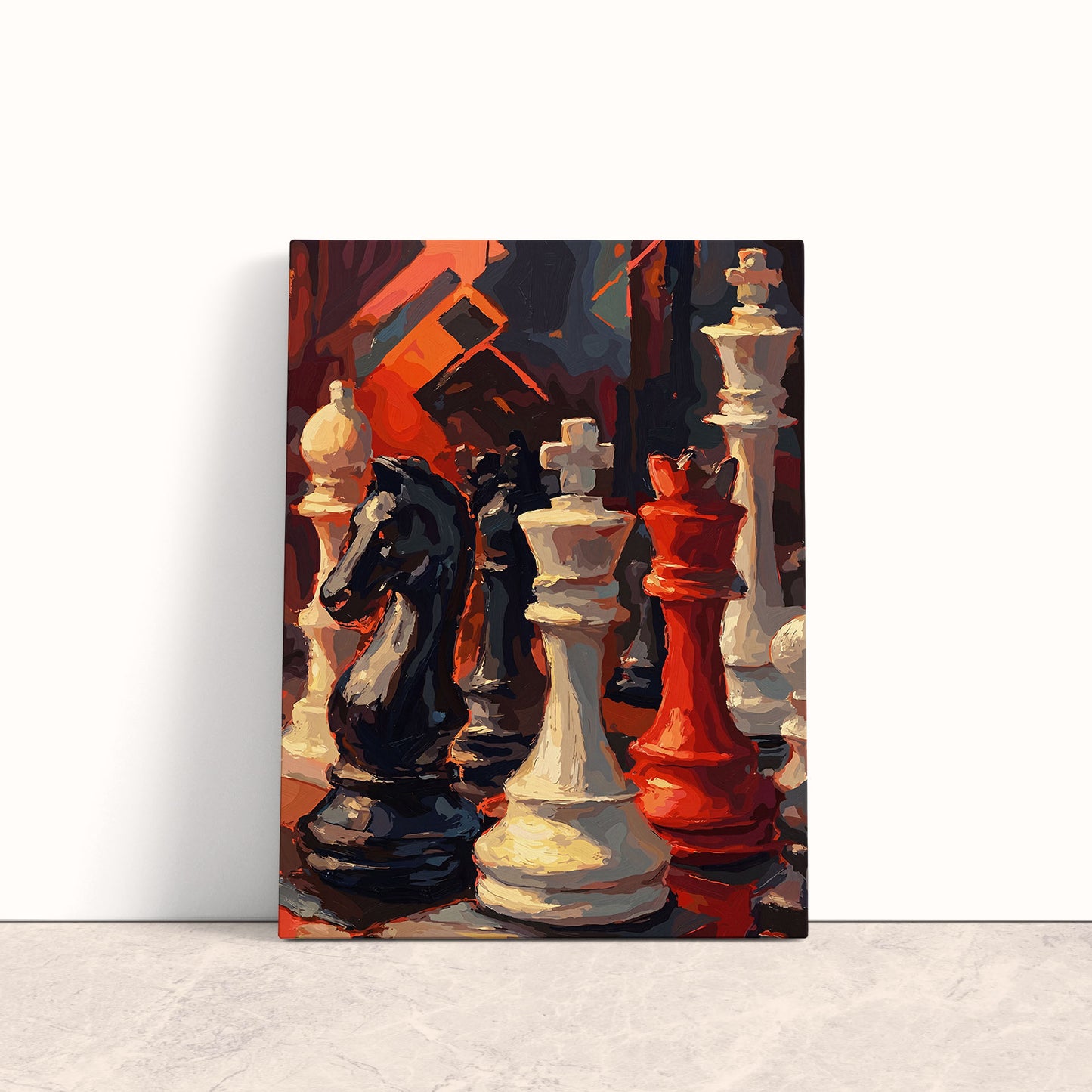 The Knight's Gambit Canvas Print
