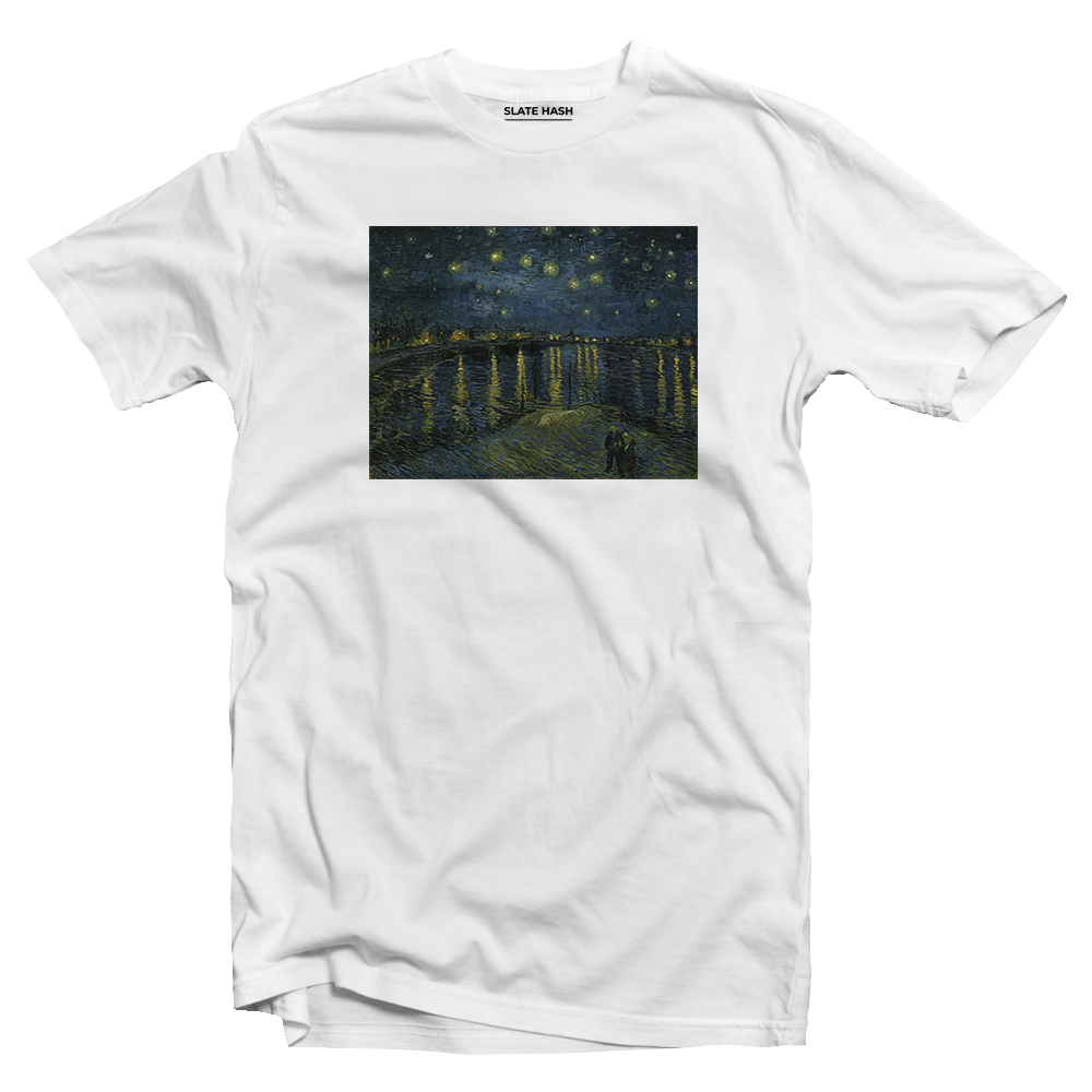 Starry Night Over the Rhône - Vincent Van Gogh T-shirt