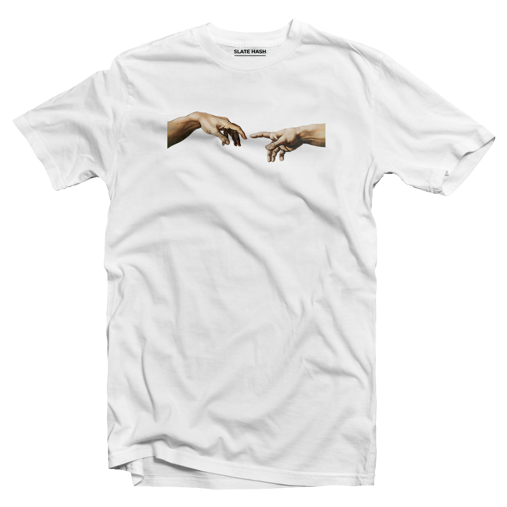 Hands of Adam - Michelangelo T-shirt