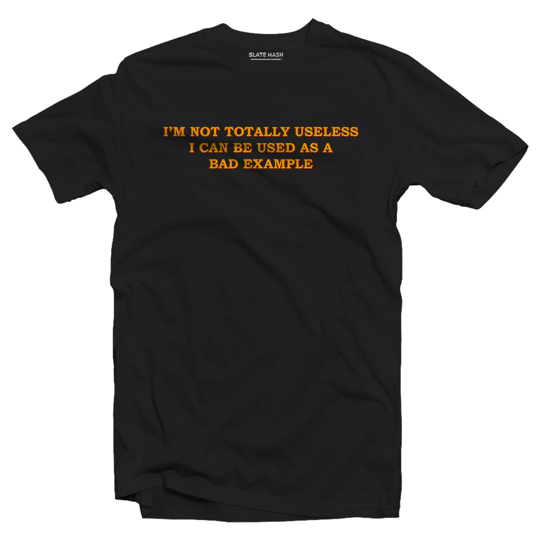 Black t hotsell shirt example