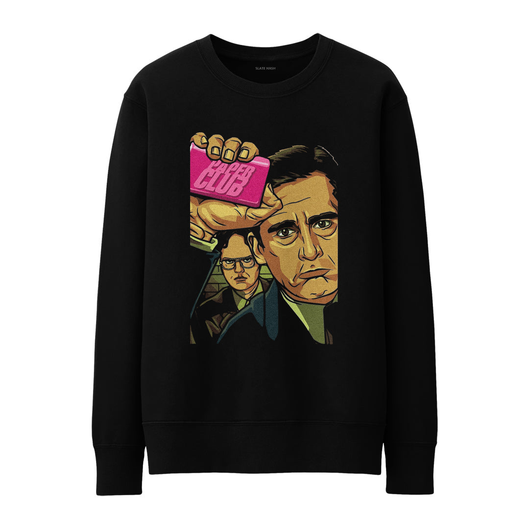 Paper Club parody Sweatshirt