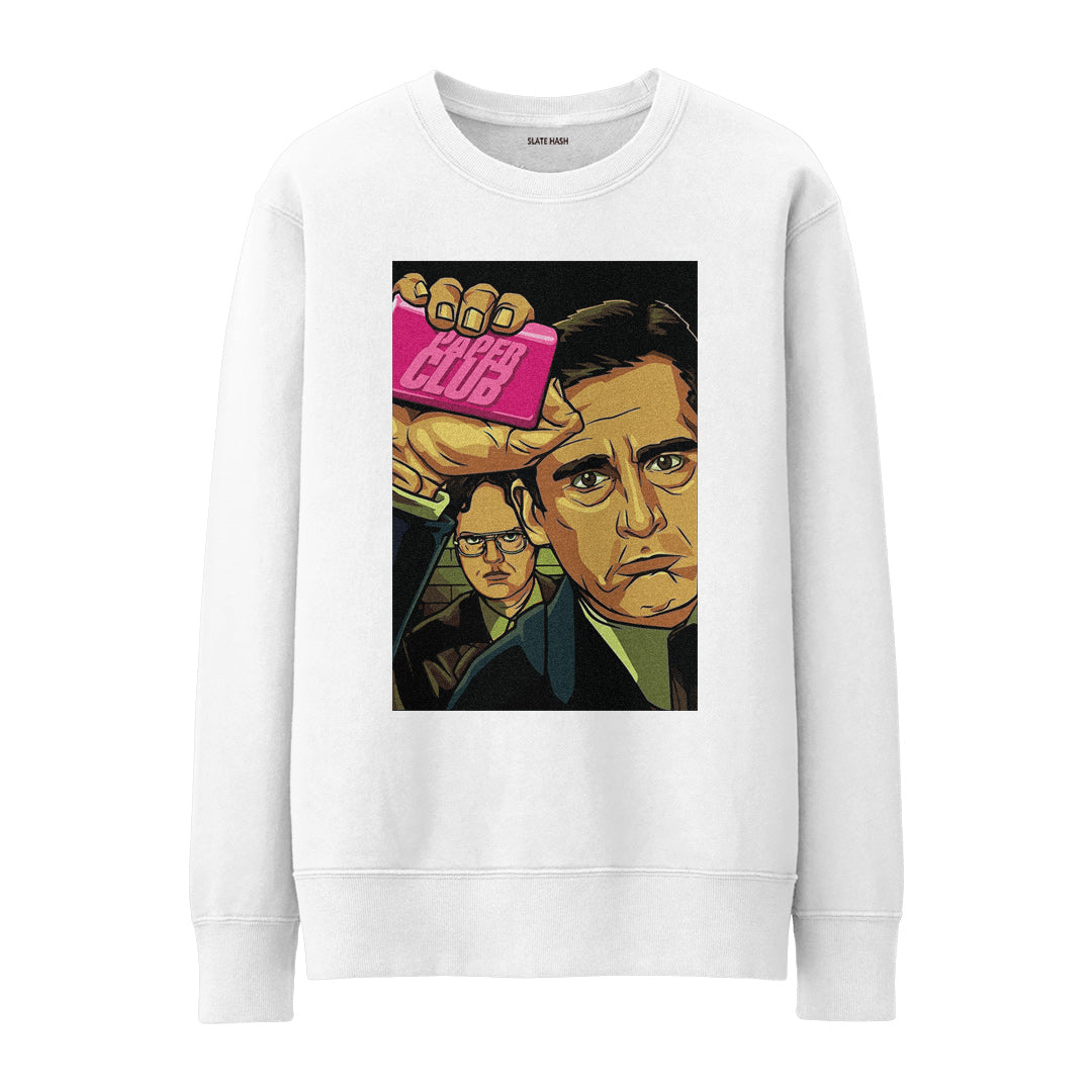Paper Club parody Sweatshirt