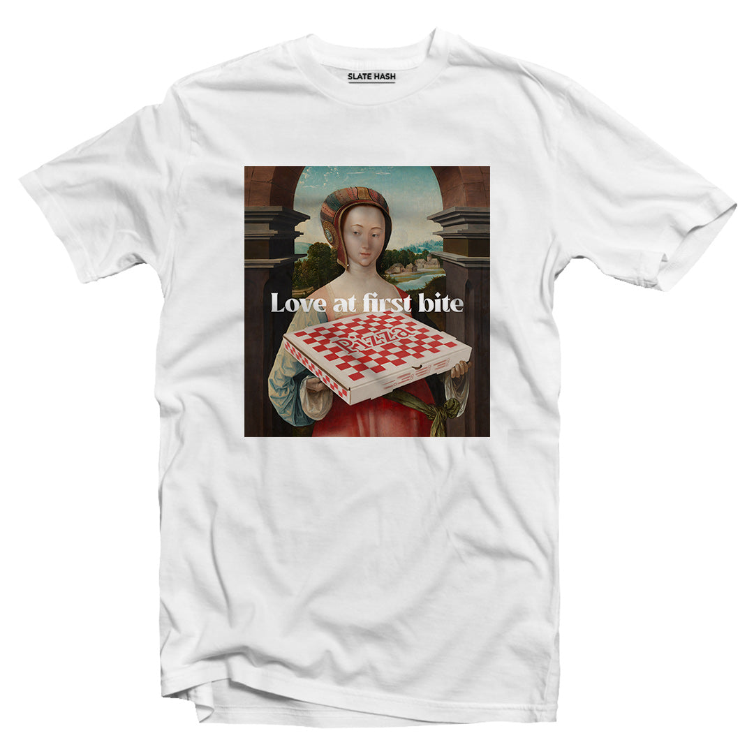 Pizza - love at first bite T-shirt