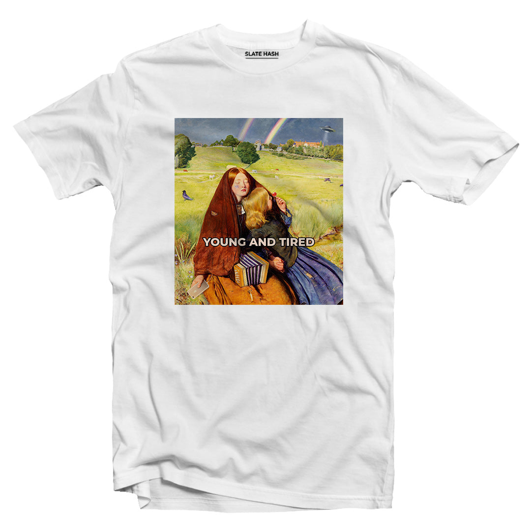 Young and tired T-shirt