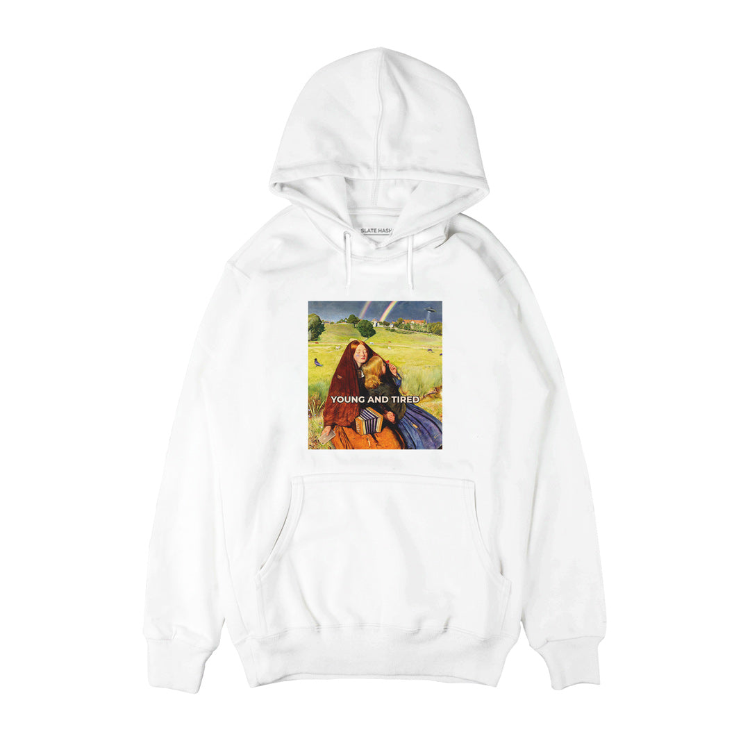 Young and tired Hoodie