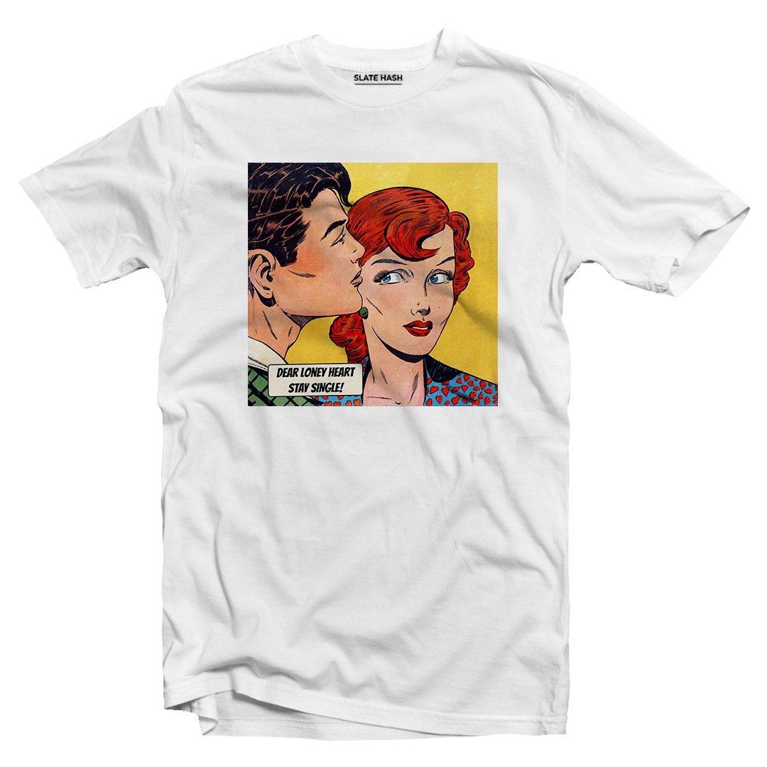 Stay Single Vintage Comic T-shirt