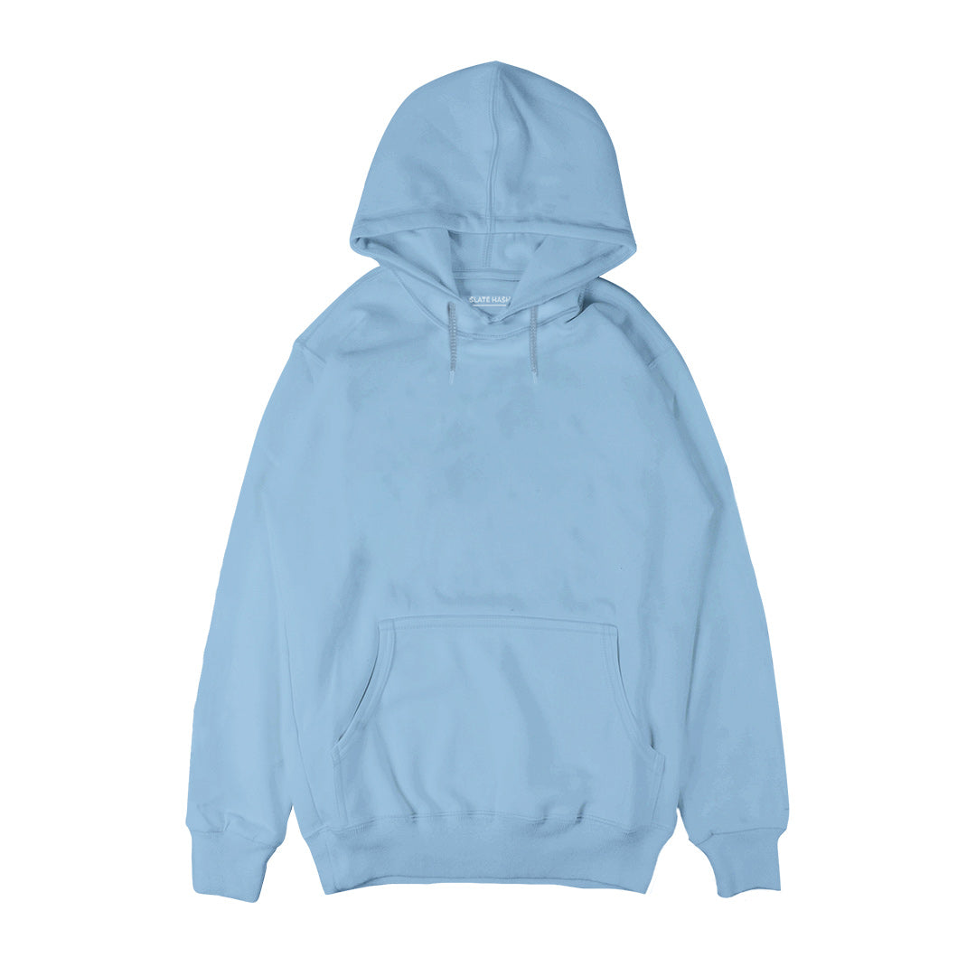 Baby Blue Plain Hoodie