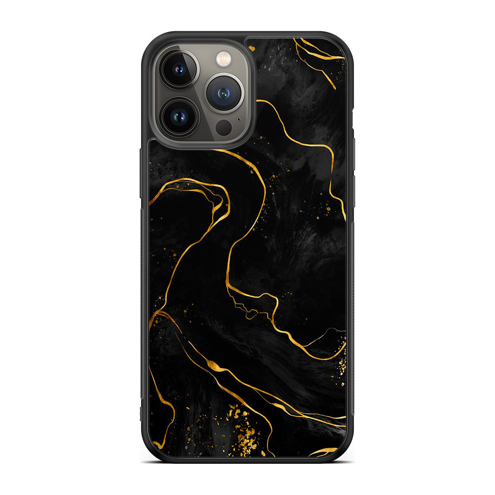 Black Mirage iPhone glass case