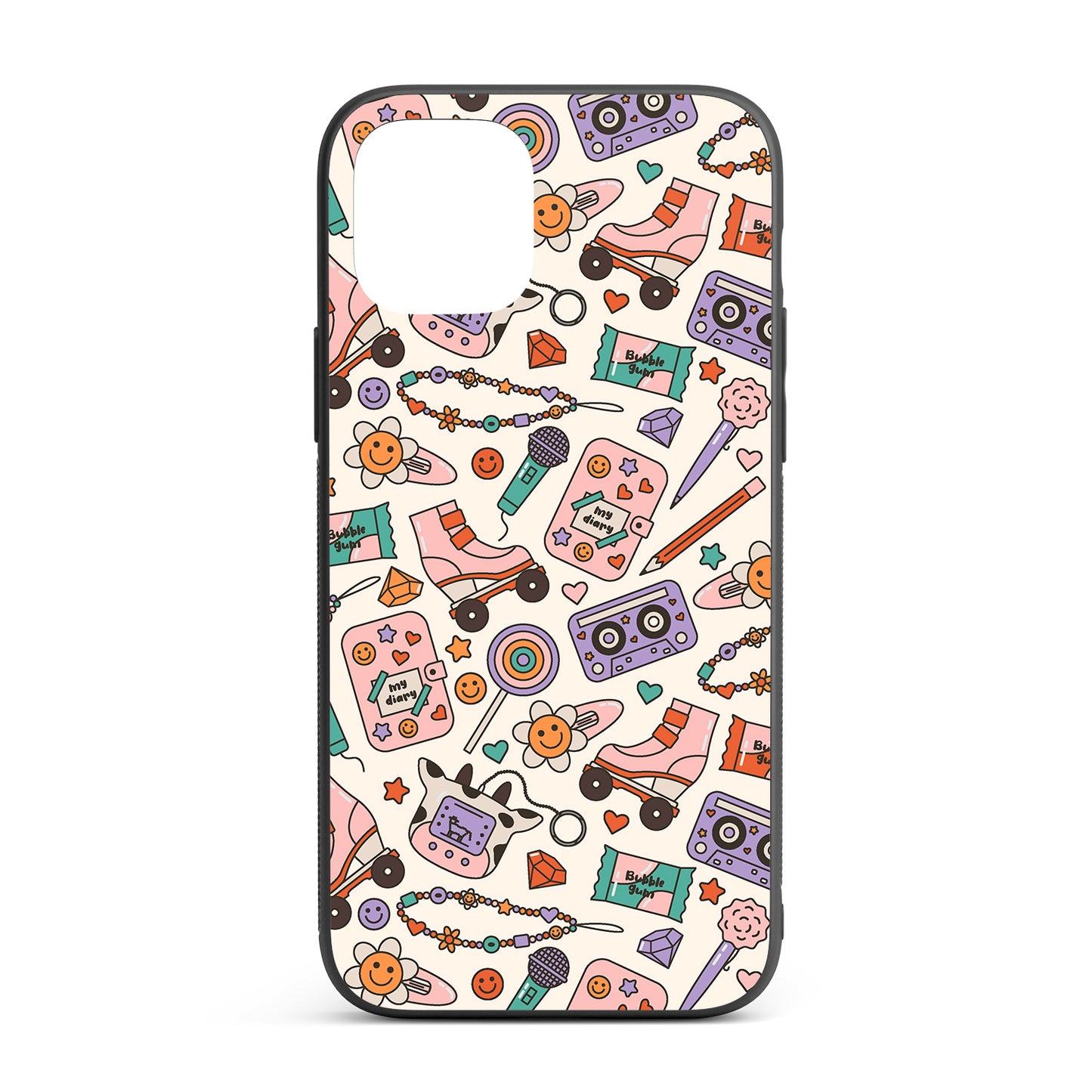 90s Nostalgia iPhone glass case