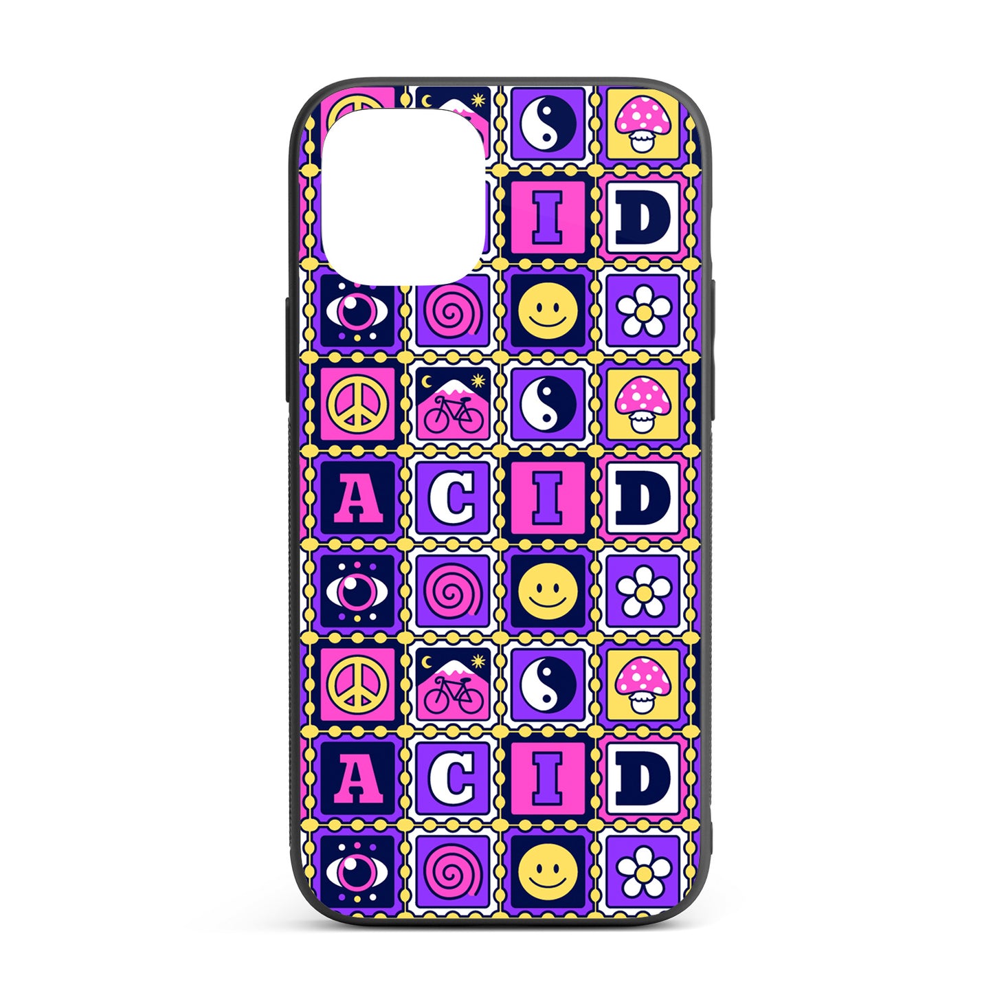Acid iPhone glass case