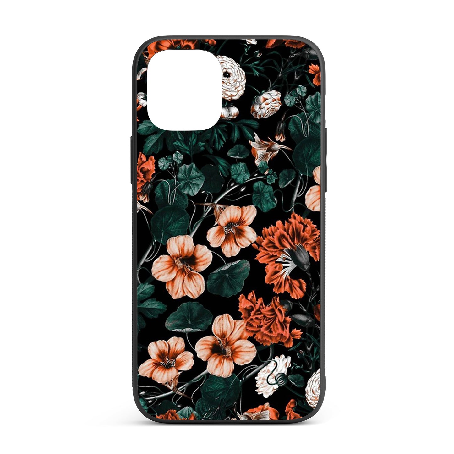 Floral iPhone glass case
