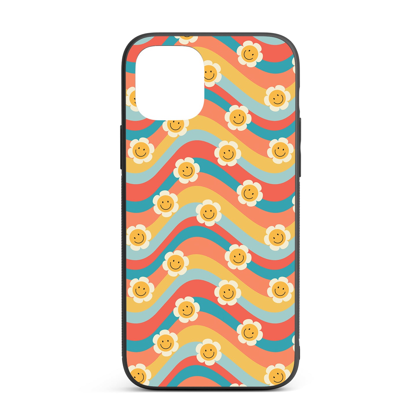 Happy Daisy iPhone glass case