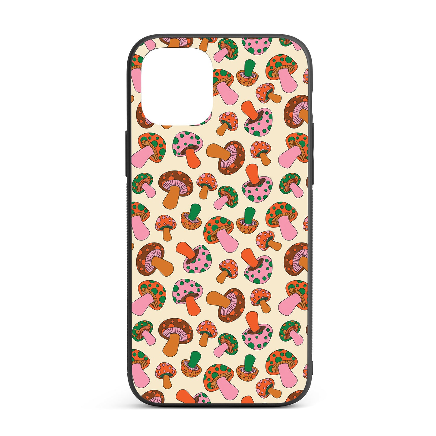 Mushrooms iPhone glass case