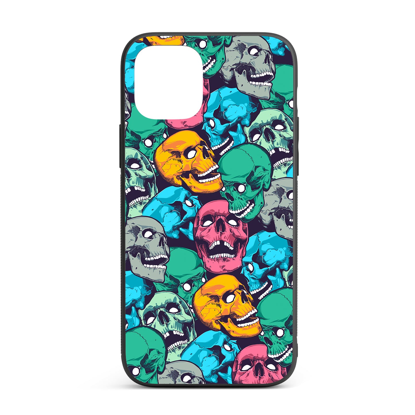 Pop Art Skulls iPhone glass case
