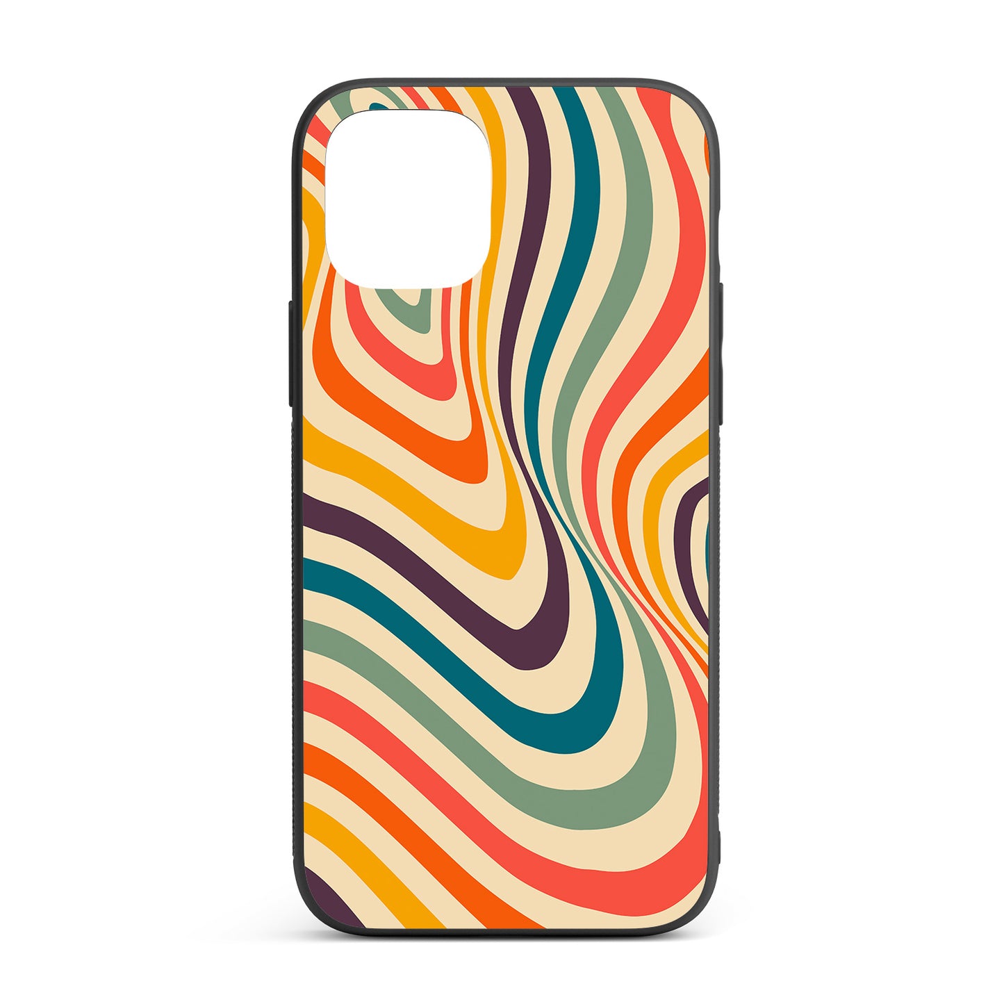 Retro Void iPhone glass case