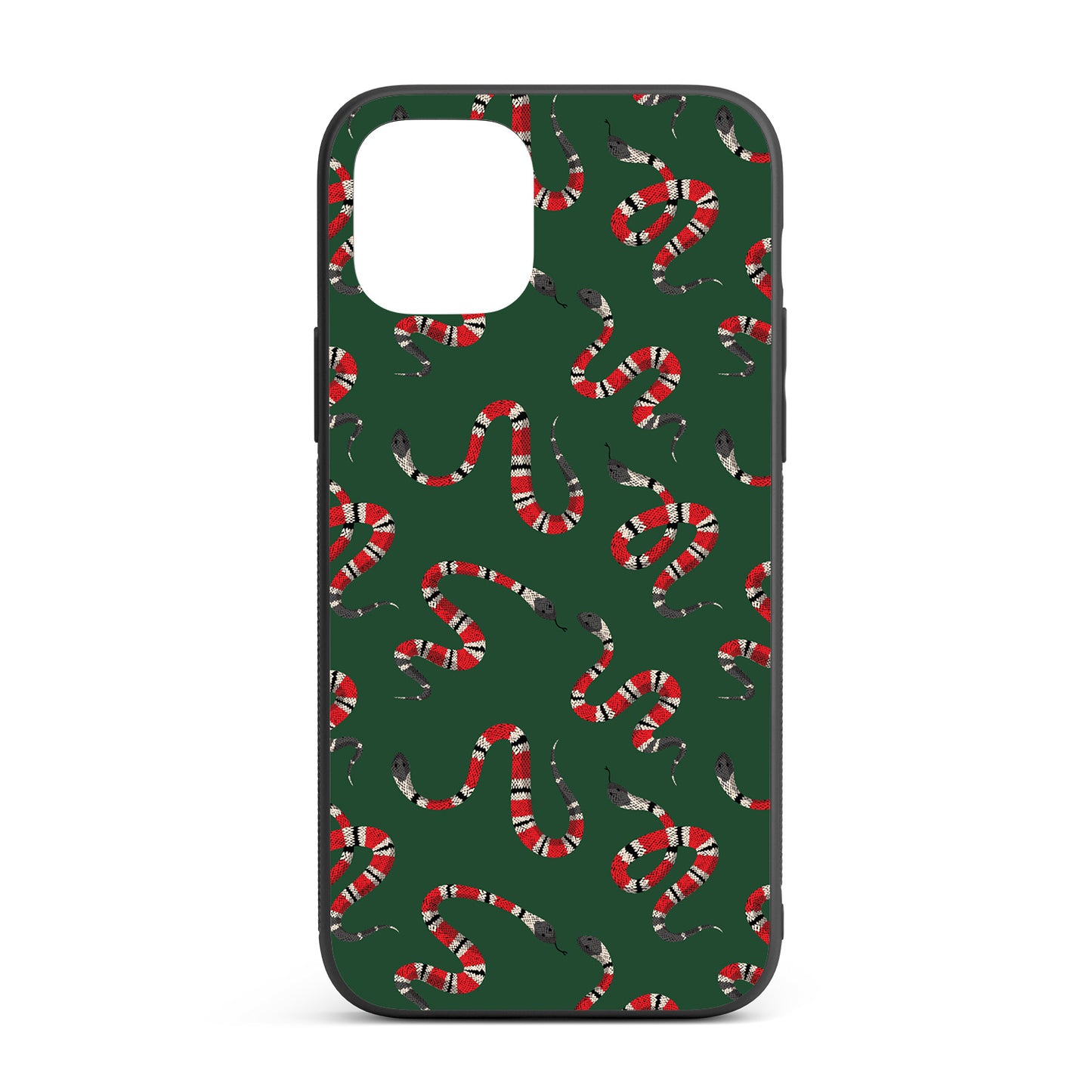 Snake Pattern iPhone glass case