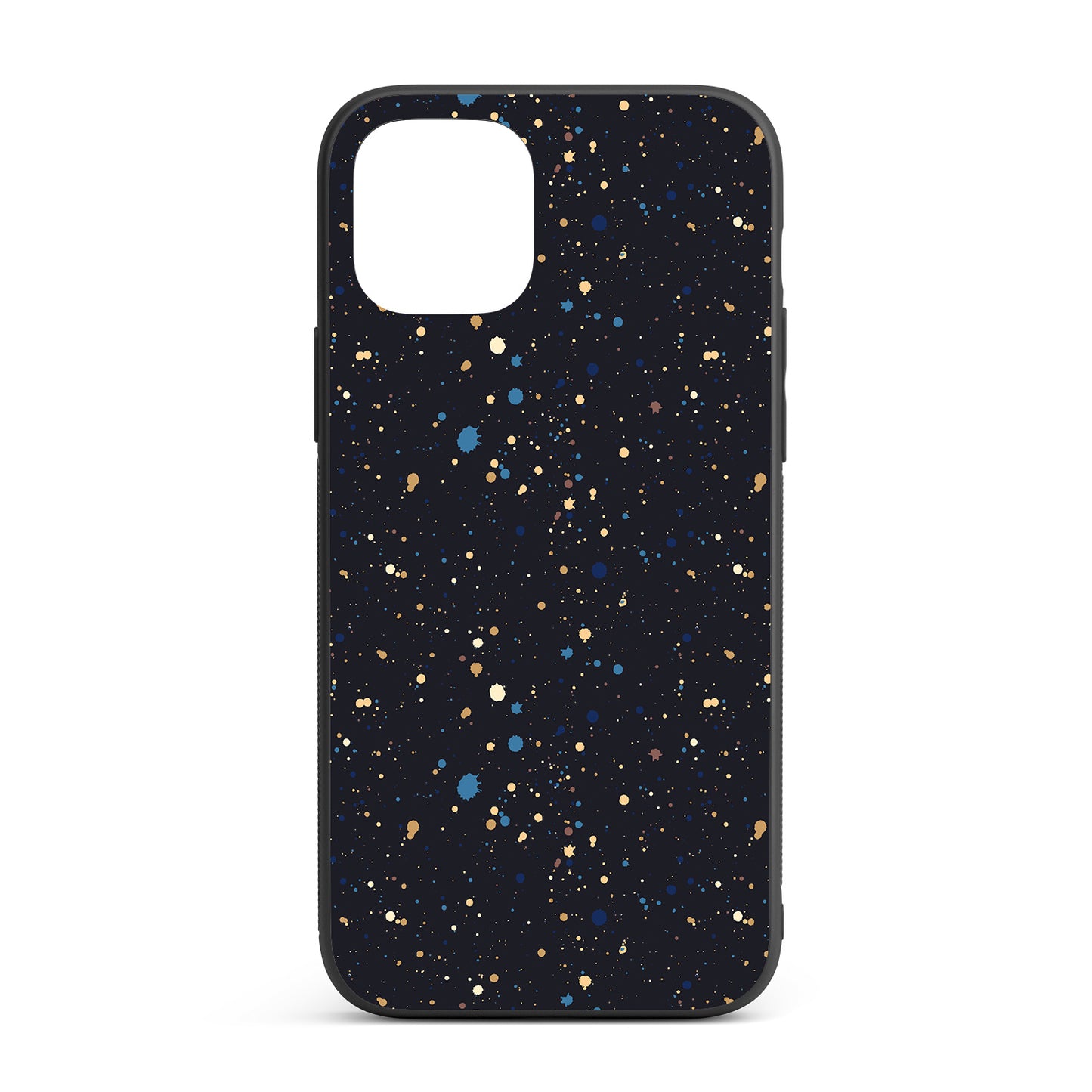 Splashed ink iPhone glass case
