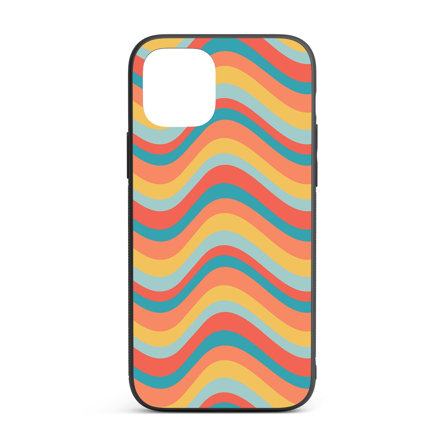 Wavy Pattern iPhone glass case