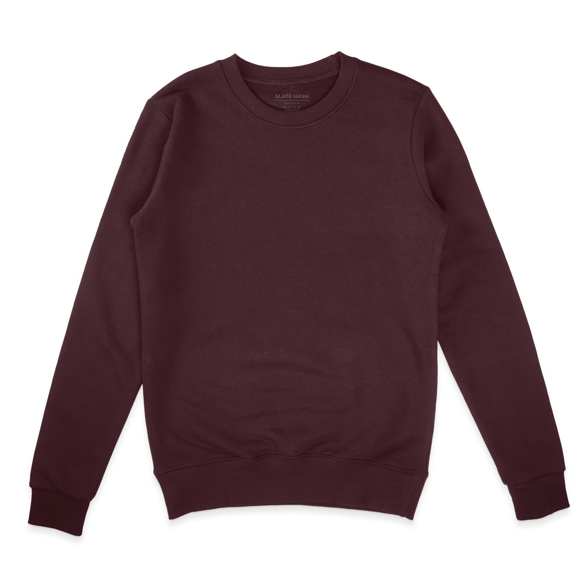 Maroon Plain Sweatshirt