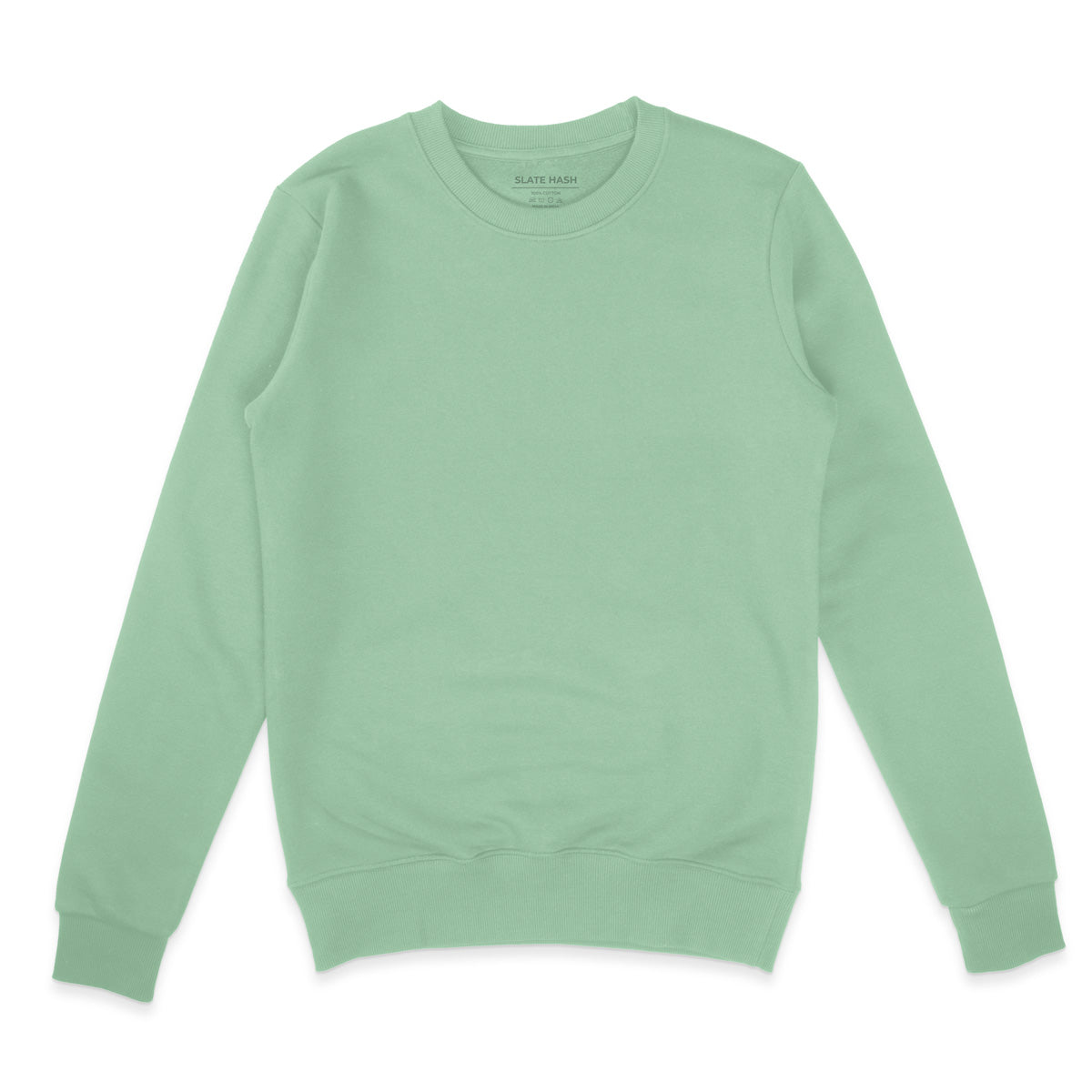 Green shop plain sweatshirt