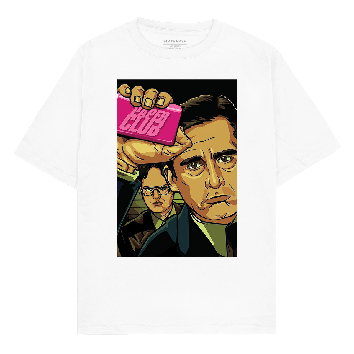 Paper Club parody Oversized T-shirt