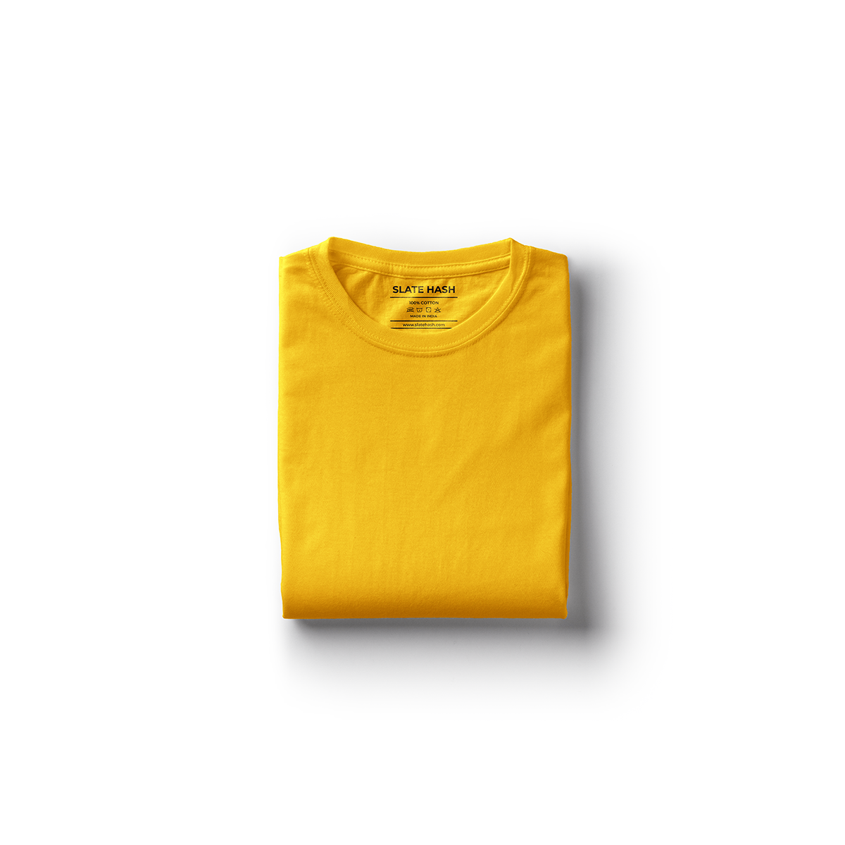 Golden Yellow Plain T-Shirt