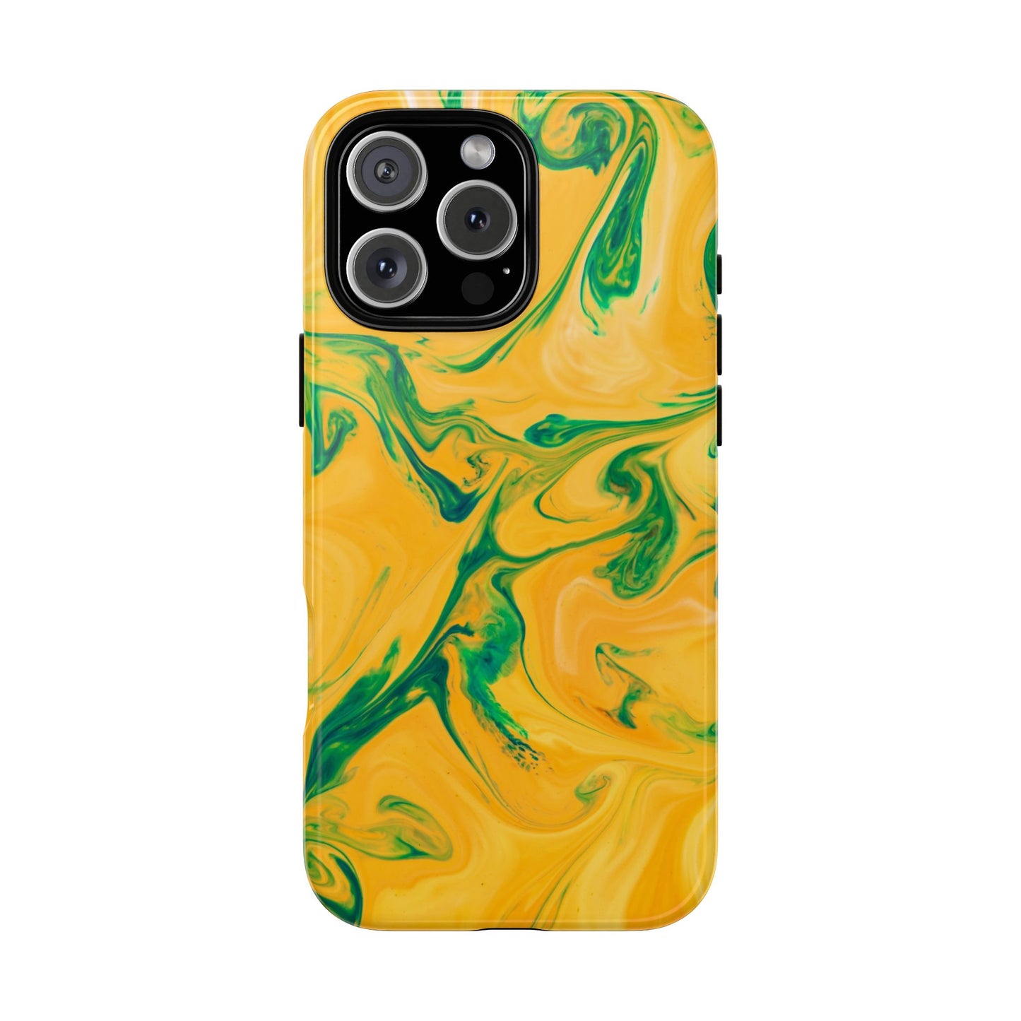 Lime Marble - iPhone Tough Case