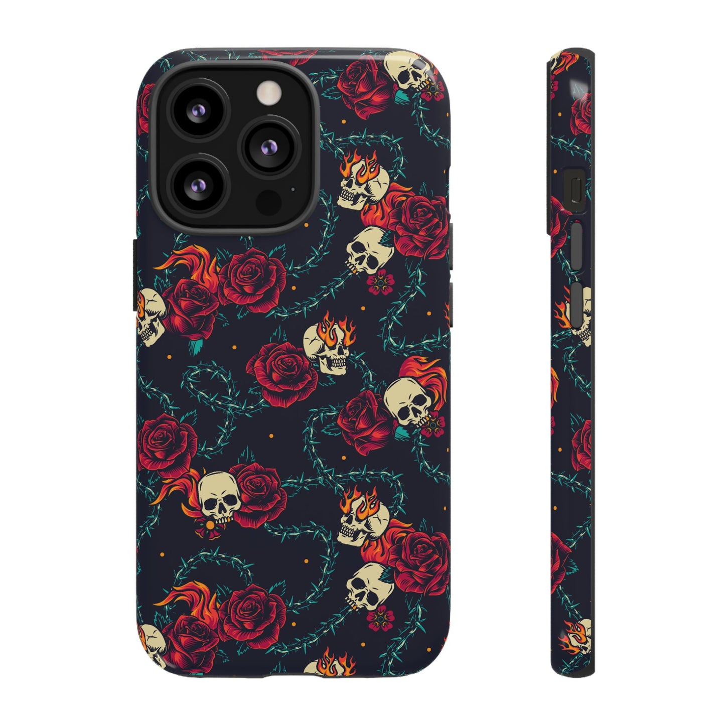 Skulls & Roses - iPhone Tough Case